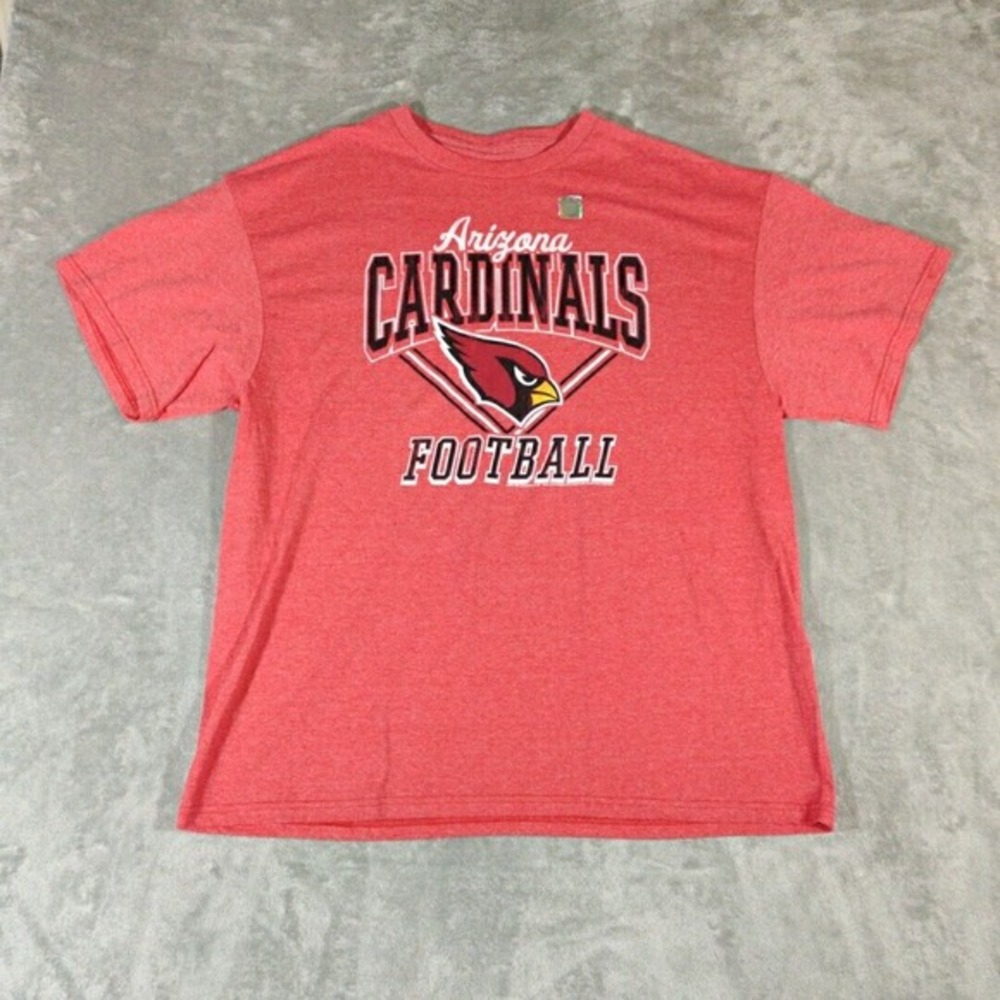 Arizona Cardinals Shirt Mens XL Red Short Sleeve Casual Cotton NFL Sportswear - Picture 3 of 7